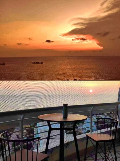 1BR Condo for Rent at Metro Jomtien Condotel, Pattaya | 110 sqm | 9th Floor | Sea View | Beachfront