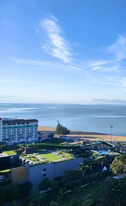 1BR Condo for Rent at Metro Jomtien Condotel, Pattaya | 110 sqm | 9th Floor | Sea View | Beachfront