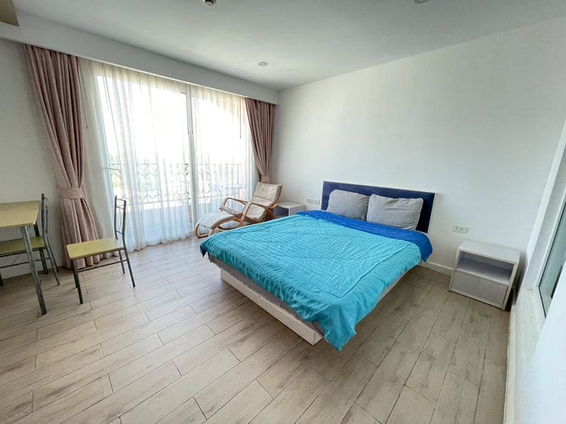 Studio Condo for Rent at Seven Seas Condo Jomtien, Pattaya | 26 sqm | Building A | 8th Floor | Lagoon Pool (A825)