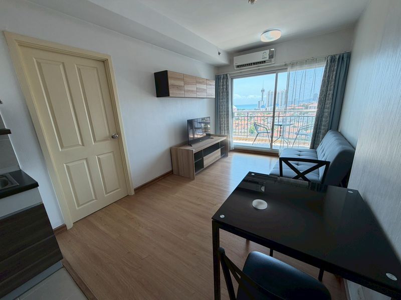 1BR Condo for Rent at Supalai Mare, Pattaya | 32 sqm | 19th Floor | Sea View