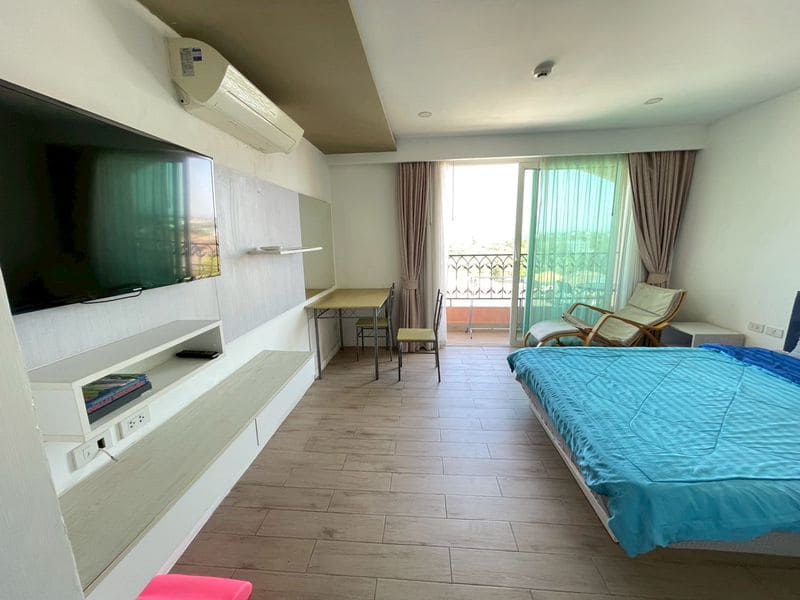 Studio Condo for Rent at Seven Seas Condo Jomtien, Pattaya | 26 sqm | Building A | 8th Floor | Lagoon Pool (A825)