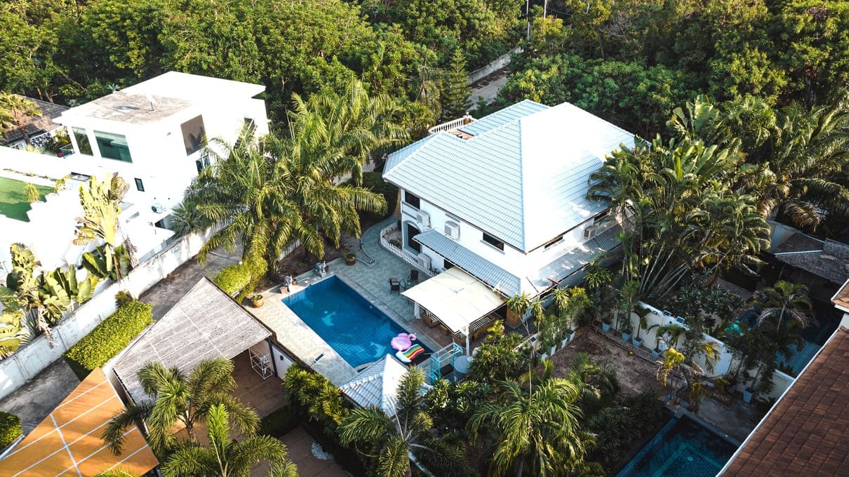 6BR Luxury Pool Villa for Rent in Jomtien, Pattaya | 600 sqm Land | Near Immigration Office