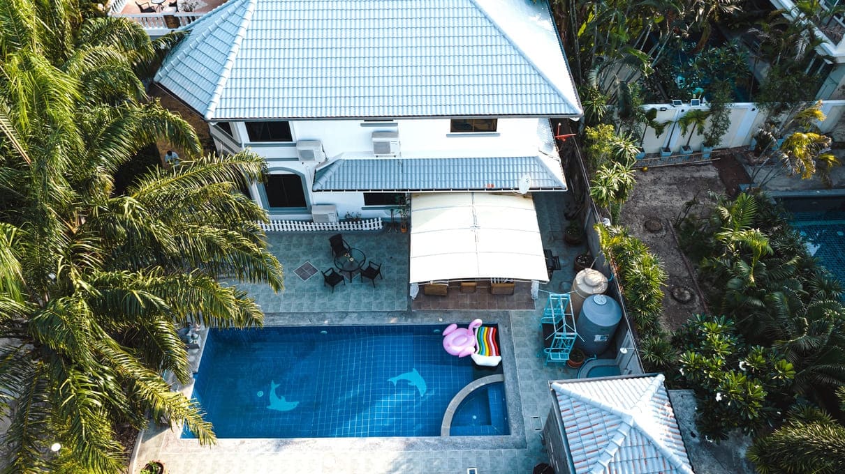 6BR Luxury Pool Villa for Rent in Jomtien, Pattaya | 600 sqm Land | Near Immigration Office