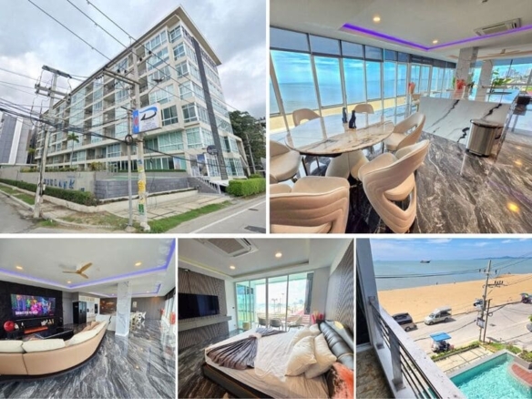 3BR Condo for Sale at Musselana, Pattaya | 200 sqm | 3rd Floor | Sea View | Jomtien Beachfront | Adjacent to Pu Pen Seafood Restaurant