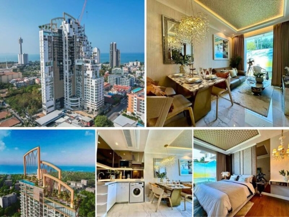 1BR Off-Plan Condo for Sale at The Riviera Malibu, Pattaya | 27 sqm | 16th Floor | Sea View