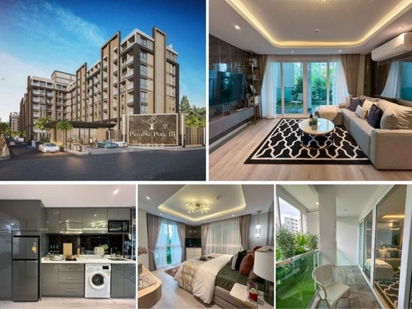 2BR Off-Plan Condo for Sale at Pristine Park 3, Pattaya | 65 sqm | Building C | 5th Floor | Corner Unit