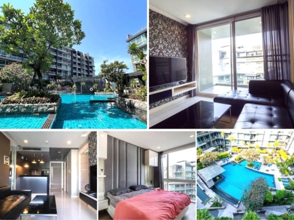 1BR Condo for Sale at Apus, Central Pattaya | 49 sqm | Pool View | Adjacent to Big C Extra Central Pattaya