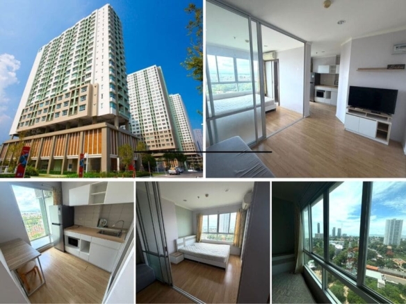 1BR Condo for Sale at Lumpini Ville Naklua – Wongamat, Pattaya | 26 sqm | Building C, 16th Floor | Partial sea view