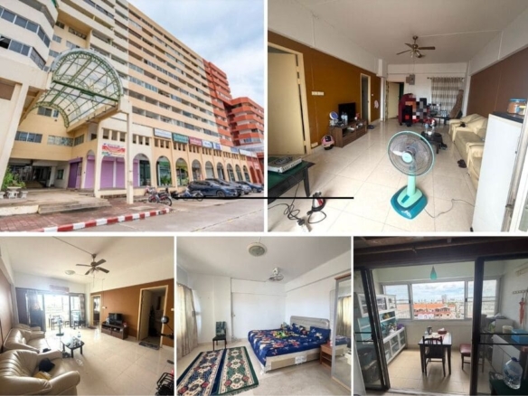 1BR Condo for Sale at Keha Thepprasit, Pattaya | 55 sqm | Building 1 | 7th Floor | Facing the Night Market Plaza