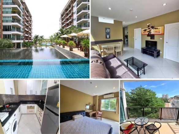 2BR Condo for Sale at Diamond Suites Resort, Pattaya | 69 sqm | 3rd Floor | City View