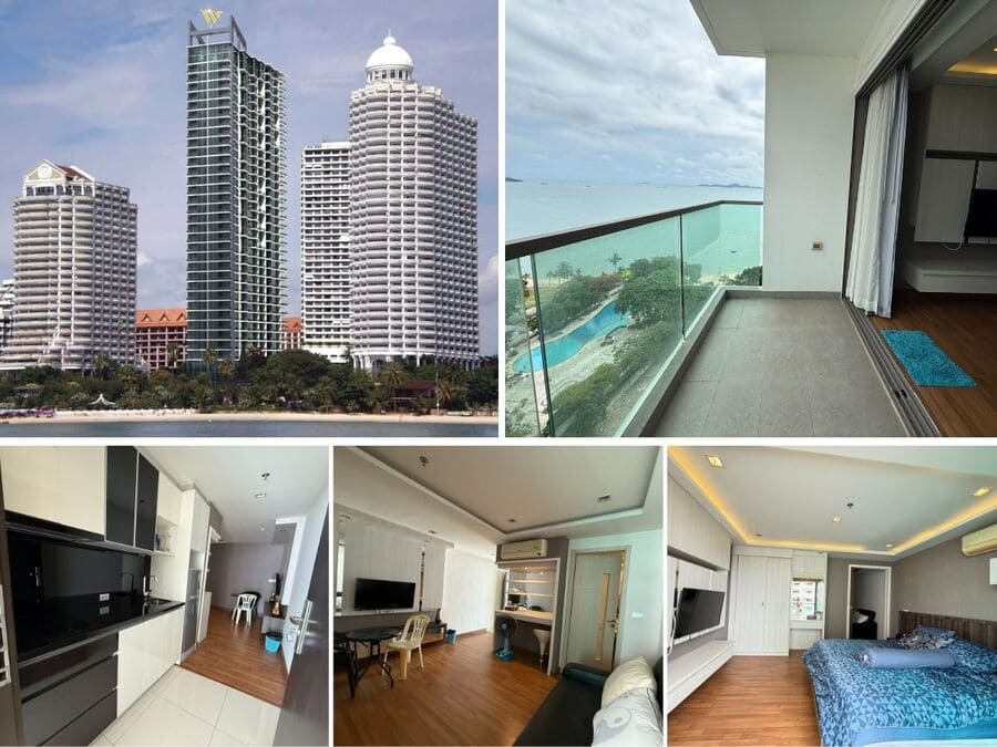 1BR Condo for Sale at Wongamat Tower, Pattaya | 47 sqm | 18th Floor | Sea View | Direct Beach Access