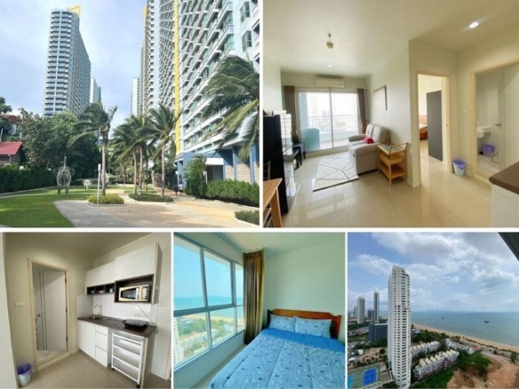 1BR Condo for Sale at Lumpini park beach Jomtien, Pattaya | 32 sqm | Building B | 27th Floor | Sea View | Fully Renovated
