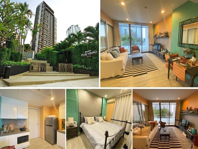 1BR Condo for Rent at Baan Plai Haad, Pattaya | 46.5 sqm | 2nd Floor | Direct Beach Access