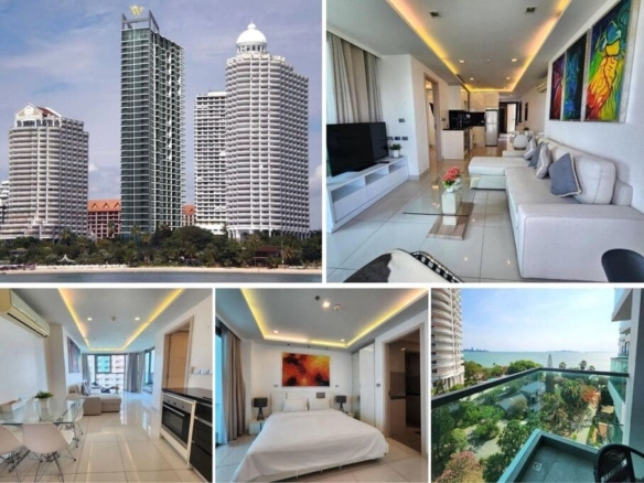 1BR Condo for Sale at Wongamat Tower, Pattaya | 65 sqm | 9th Floor | Sea View | Direct Beach Access