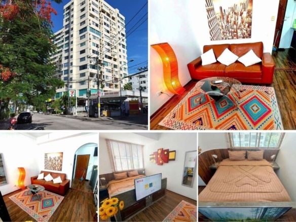 Studio Condo for Sale at Thepthip Mansion Condominium , Pattaya | 30 sqm | Adjacent to Pattaya Park Night Market | 400m to the Yinyom Beach
