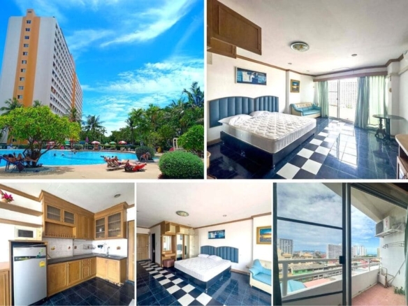 Studio Condo for Sale at View Talay 1, Pattaya | 32 sqm | City View
