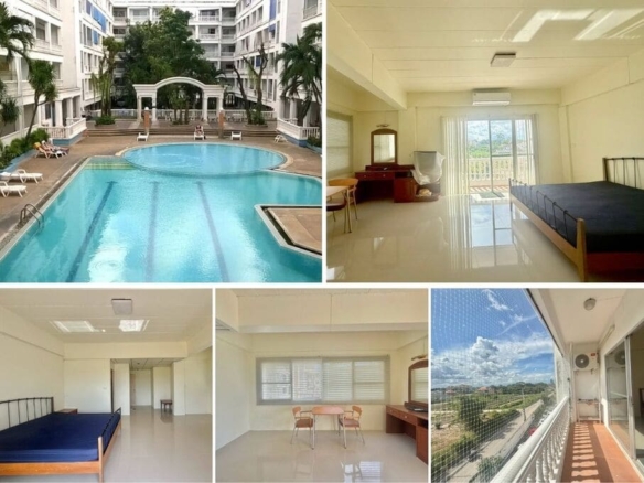 Studio Condo for Sale at The Majestic Jomtien, Pattaya | 39 sqm | 3rd Floor | City View