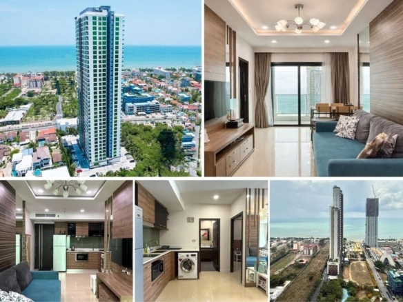 2BR Condo for Sale at Dusit Grand Condo View, Pattaya | 52 sqm | 31st Floor | Sea View