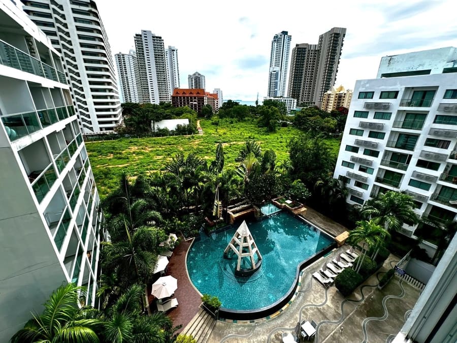 Club Royal（皇家俱乐部公寓）开间35㎡｜7楼｜泳池景+小片海景