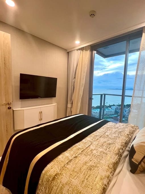 Copacabana Beach Jomtien（科帕卡巴纳公寓）1居29㎡｜23楼｜海景｜中天海滩旁