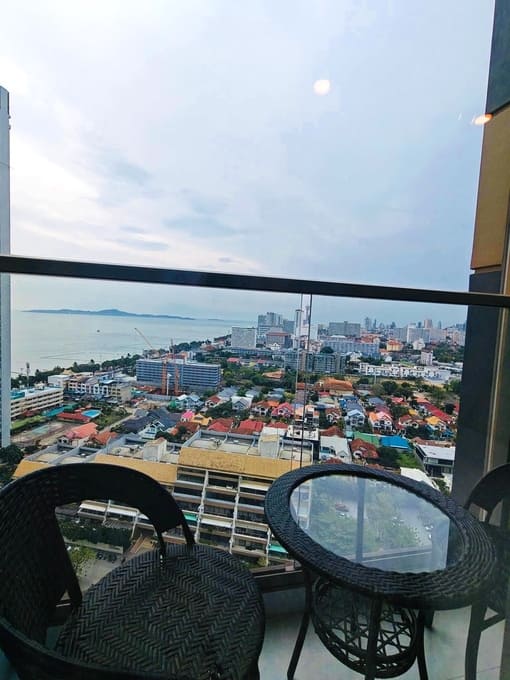 Copacabana Beach Jomtien（科帕卡巴纳公寓）1居29㎡｜23楼｜海景｜中天海滩旁