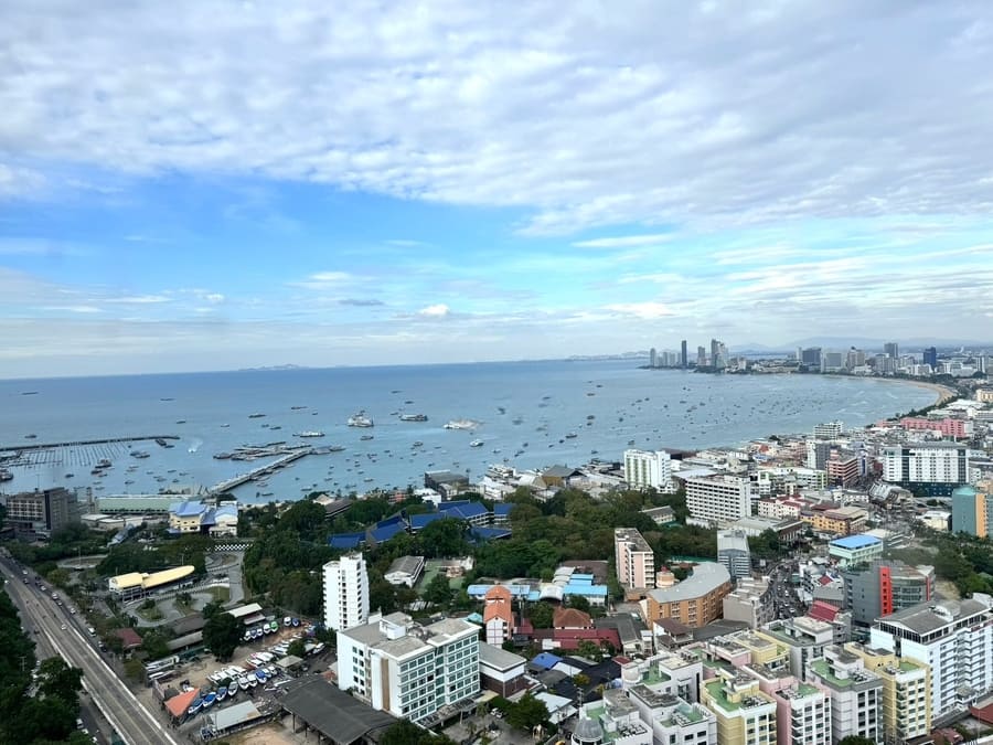 Unixx South Pattaya（尤尼克斯公寓）2居52㎡｜35楼 海景｜芭提雅湾景