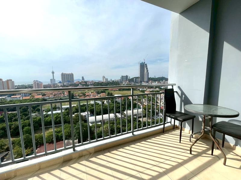Supalai Mare（苏帕莱公寓）1居45㎡｜18楼｜局部海景｜水果批发市场旁