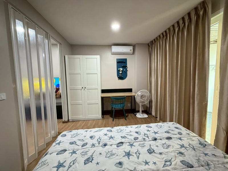 Jomtien Plaza Residence（中天广场住宅）1居45㎡｜A栋｜4楼｜全新装修｜近中天海滩（A404）
