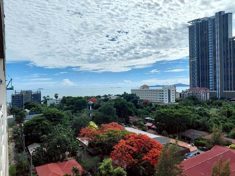 Jomtien Beach Condominium–Rimhad S2（中天海滩公寓S2）开间30㎡｜10楼｜海景
