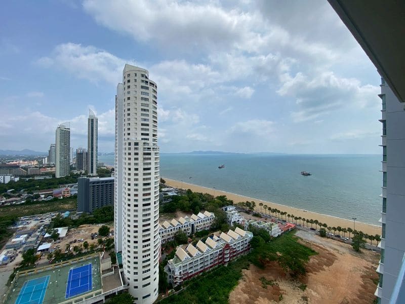 Lumpini park beach Jomtien（龙皮尼中天公寓）1居32㎡｜B栋｜27楼｜海景｜新装修