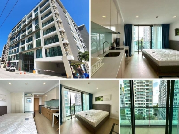 Studio Condo for Rent at Aurora Pratumnak｜26 sqm｜7th Floor｜Partial Sea View (C716)