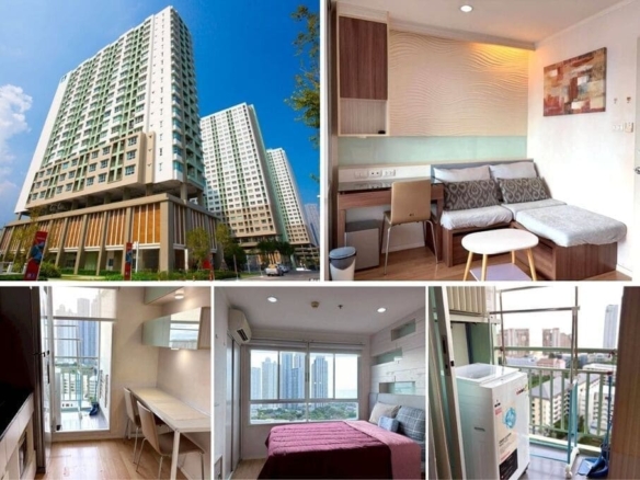 1BR Condo for Rent at Lumpini Ville Naklua – Wongamat, Pattaya | 26 sqm | Building C | 18th Floor | Sea View (C1831)