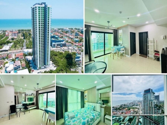1BR Condo for Sale at Dusit Grand Condo View, Pattaya | 34 sqm | 34th Floor | Sea View