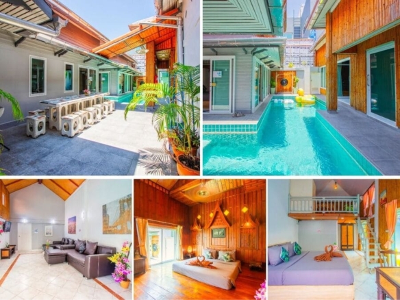 6BR Authentic Thai-Style Pool Villa for Sale in South Pattaya | 270 sqm | Established Guesthouse Business | Ready to Operate