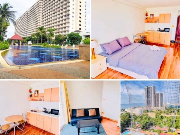 Studio Condo for Sale at Jomtien Beach Condominium – Rimhad S2, Pattaya | 29 sqm | 16th Floor | Sea View