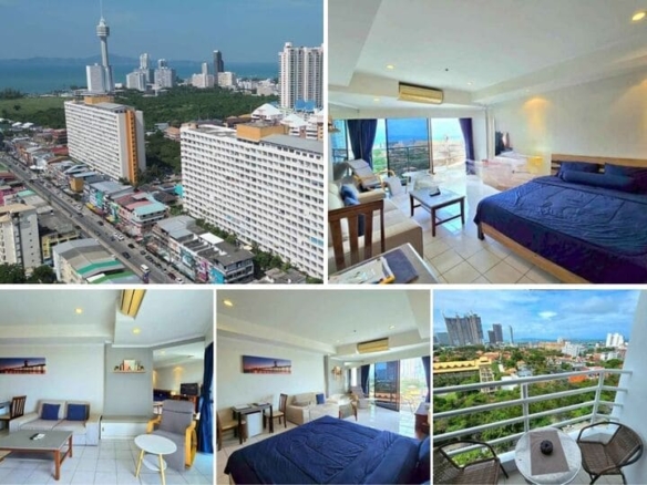 Studio Condo for Sale at View Talay 2, Pattaya | 37 sqm | 12th Floor | Sea View | Near Dongtan Beach | Near Jomtien Bus Station