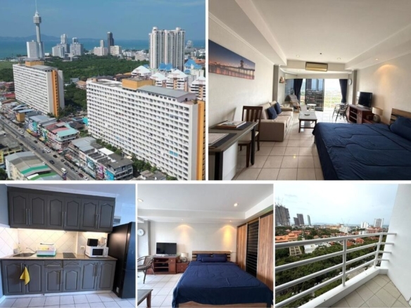 View Talay 2B（维塔莱2B）开间37㎡｜12楼｜局部海景｜近东滩海滩、中天巴士站