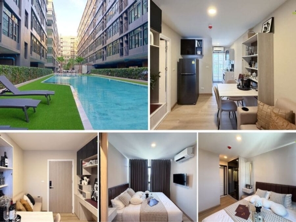 Studio Condo for Sale at The Indeed Condo Bang Phli｜24 sqm｜4-Year 6% Rental Guarantee｜Near Bang Phli Industrial Estate & Suvarnabhumi Airport