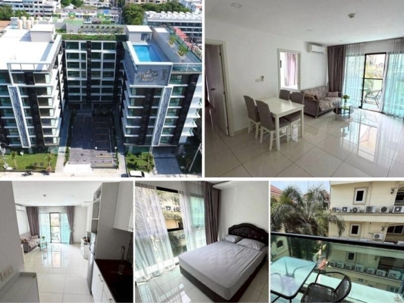 2BR Condo for Sale at Siam Oriental Plaza｜55 sqm｜3rd Floor｜City View