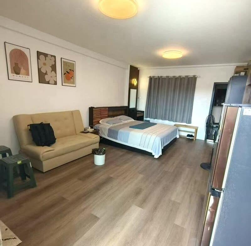 Studio Condo for Rent at 9 Karat Condo｜31 sqm｜6th Floor｜City View｜Near Big C Place Pattaya Klang (271)