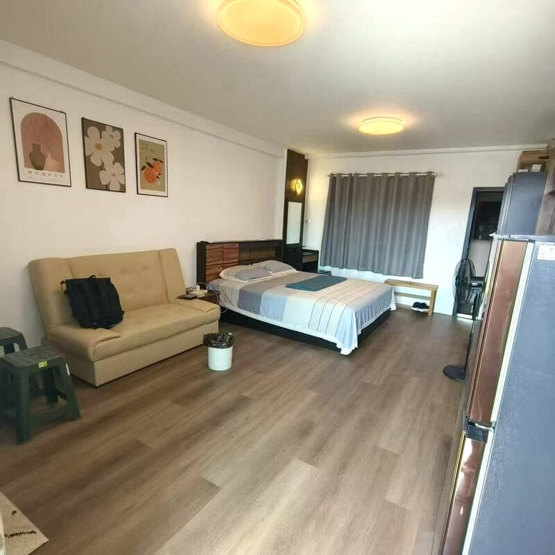 55556 Studio Condo for Rent at 9 Karat Condo|31 sqm|6th Floor|City View|Near Big C Place Pattaya Klang (271)