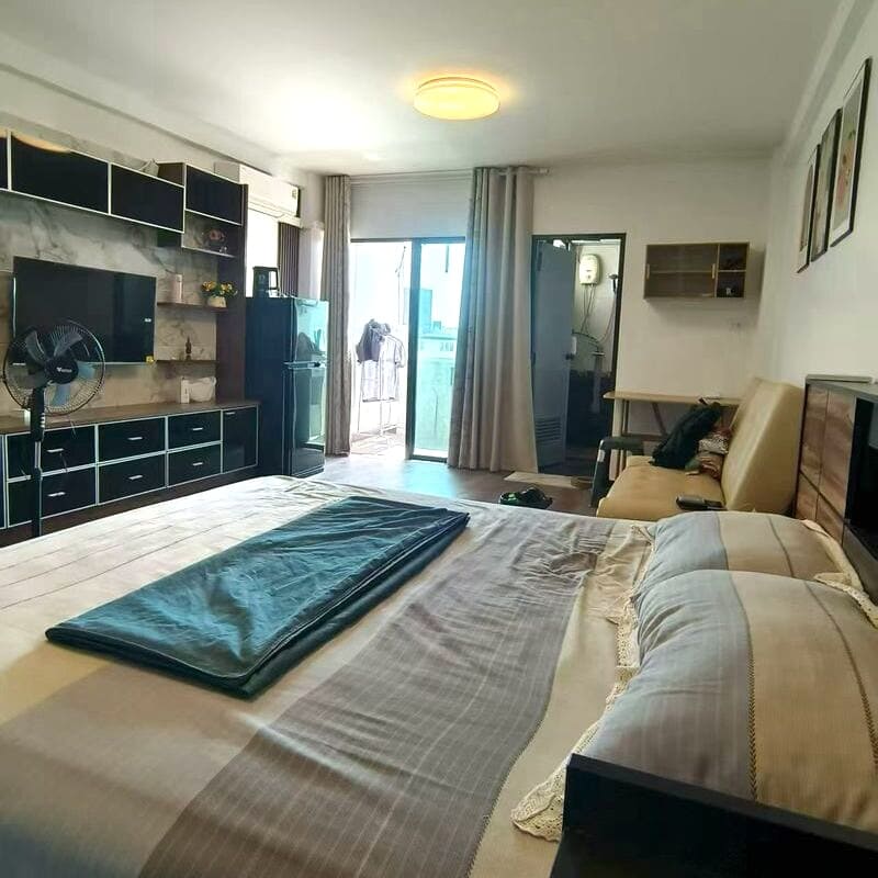 55558 Studio Condo for Rent at 9 Karat Condo|31 sqm|6th Floor|City View|Near Big C Place Pattaya Klang (271)