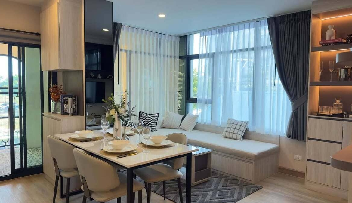 🔥 符合全家申请泰国投资签证的热销新项目｜The Indeed Condo Pattaya（芭提雅 Indeed 公寓）2居57㎡｜城市景