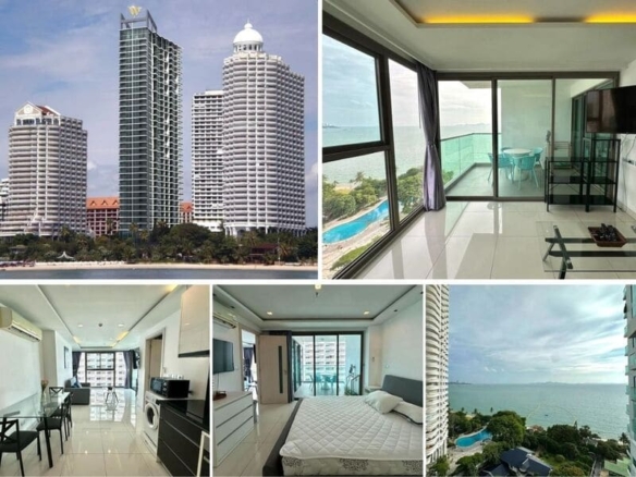 1BR Condo for Rent at Wongamat Tower｜65 sqm｜15th Floor｜Sea View｜Adjacent to Wong Amat Beach (1503)