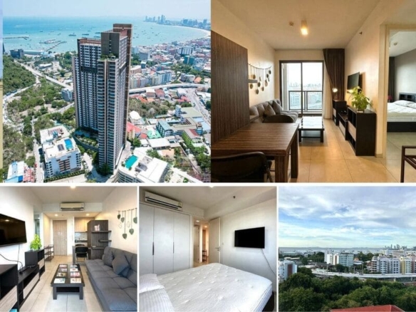 1BR Condo for Rent at Unixx South Pattaya｜35 sqm｜11th Floor｜Sea View (1106)