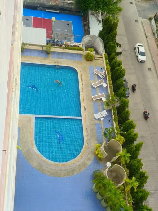 Studio Condo for Rent at Kieng Talay｜40 sqm｜13th Floor｜Sea View｜Near Yinyom Beach