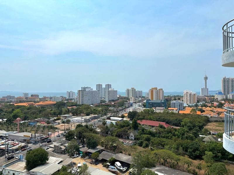 Supalai Mare（苏帕莱公寓）2居84㎡｜17楼｜部分海景｜水果批发市场旁