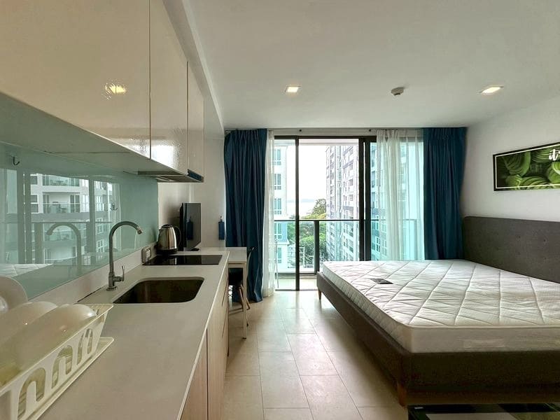 Studio Condo for Rent at Aurora Pratumnak｜26 sqm｜7th Floor｜Partial Sea View (C716)