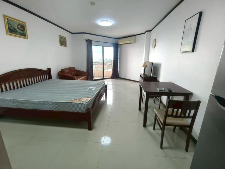 Studio Condo for Rent at Kieng Talay｜40 sqm｜13th Floor｜Sea View｜Near Yinyom Beach