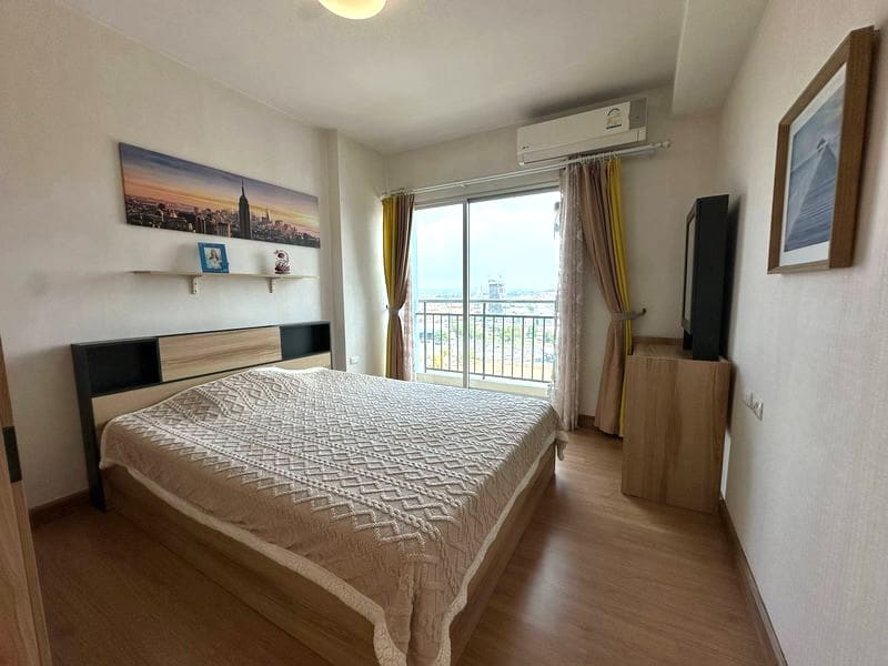 Supalai Mare（苏帕莱公寓）2居84㎡｜17楼｜部分海景｜水果批发市场旁